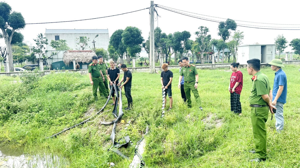 Dự án trung tâm dạy nghề y tá, điều dưỡng quốc tế ở xã Lưu Vệ là nơi 4 người thực hiện vụ trộm. Ảnh: CATH