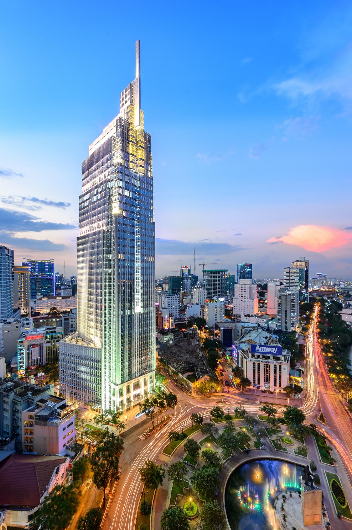 Vietcombank Tower tại trung tâm TP.HCM, công trình đạt các tiêu chuẩn quốc tế về phát triển bền vững và vận hành tòa nhà