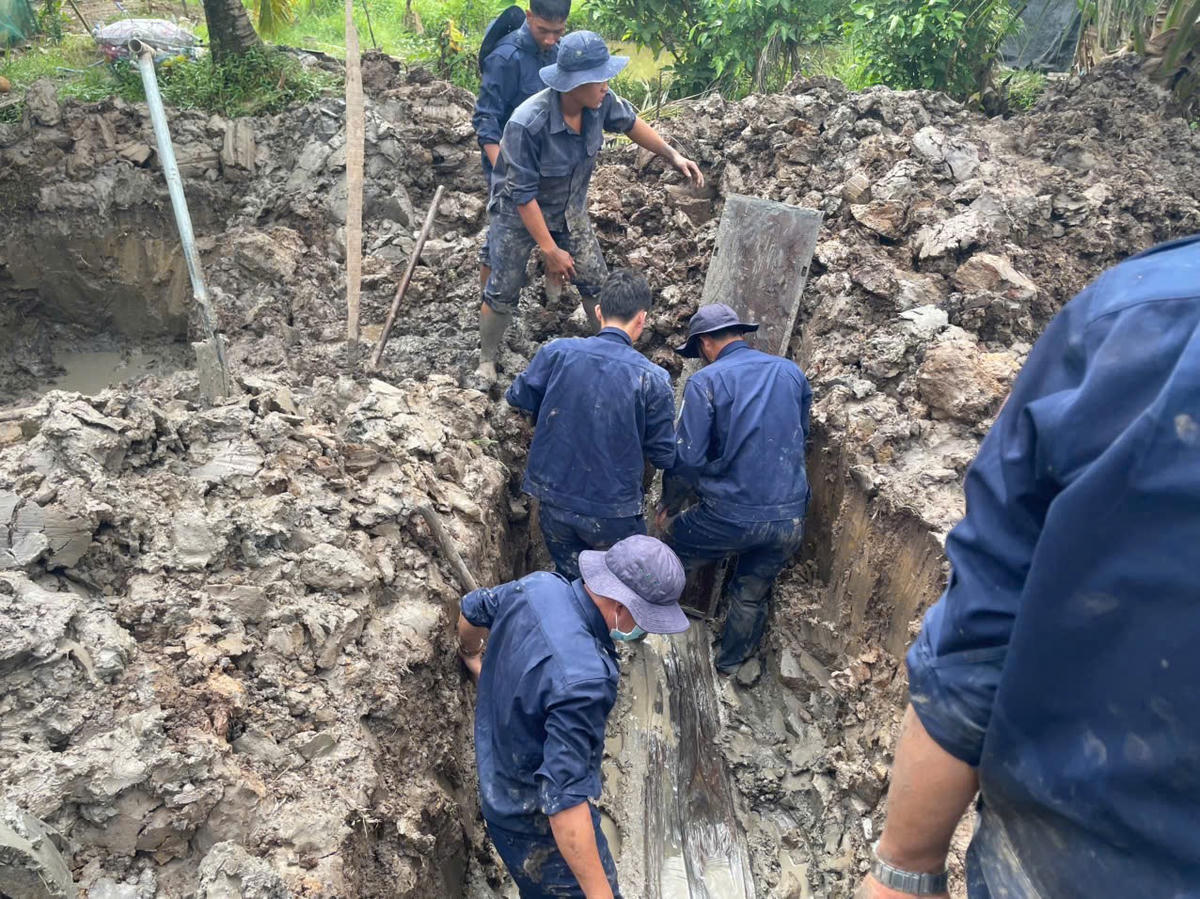 An Giang cất bốc được 3 hài cốt liệt sĩ tại xã Vĩnh Ty