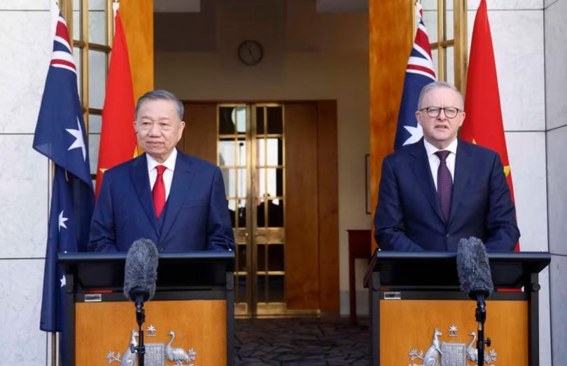 Tổng Bí thư, Chủ tịch nước Tô Lâm và Thủ tướng Australia gặp gỡ báo chí