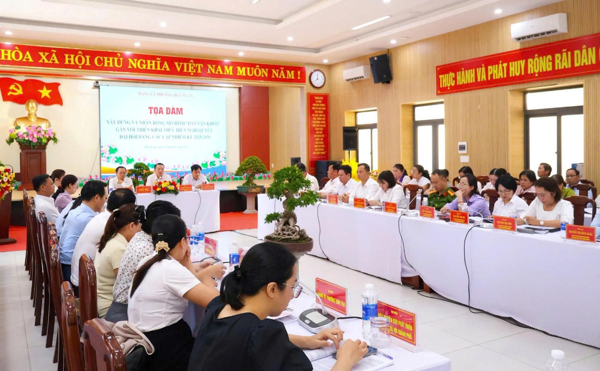 Các hội thảo, tọa đàm nhân rộng mô hình hay, cách làm hiệu quả. Ảnh: Trung Trực.
