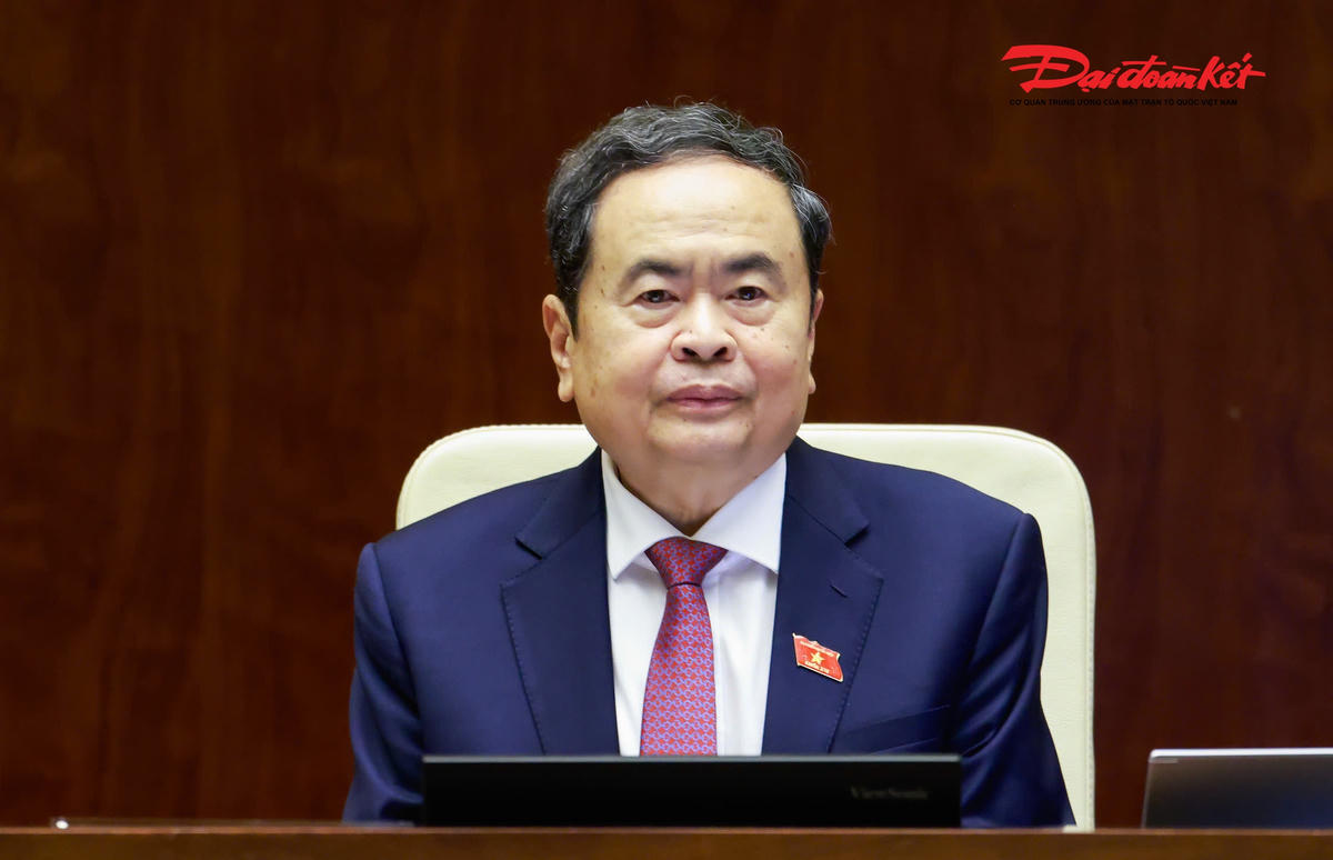 Chủ tịch Quốc hội Trần Thanh Mẫn chủ trì phiên họp (Ảnh: Quang Vinh)