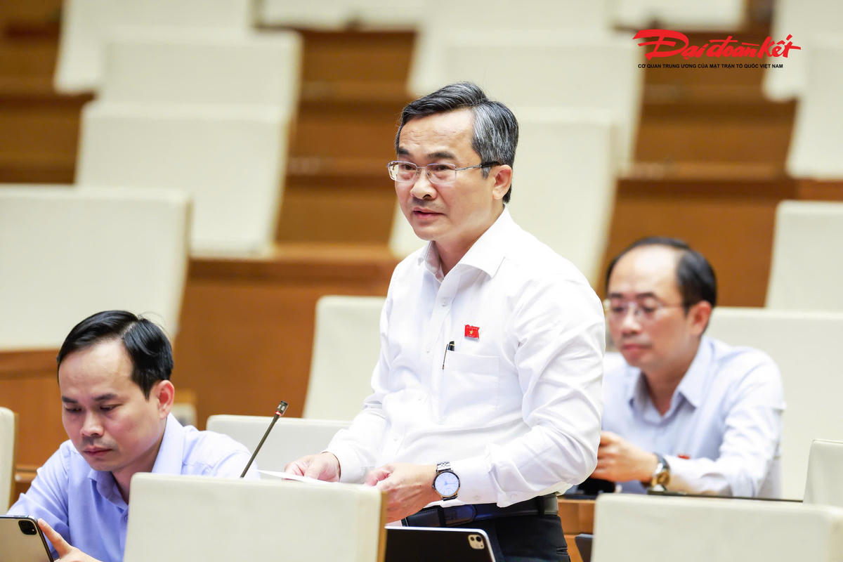 Đại biểu Nguyễn Phi Hùng, Đoàn TP Đà Nẵng phát biểu 