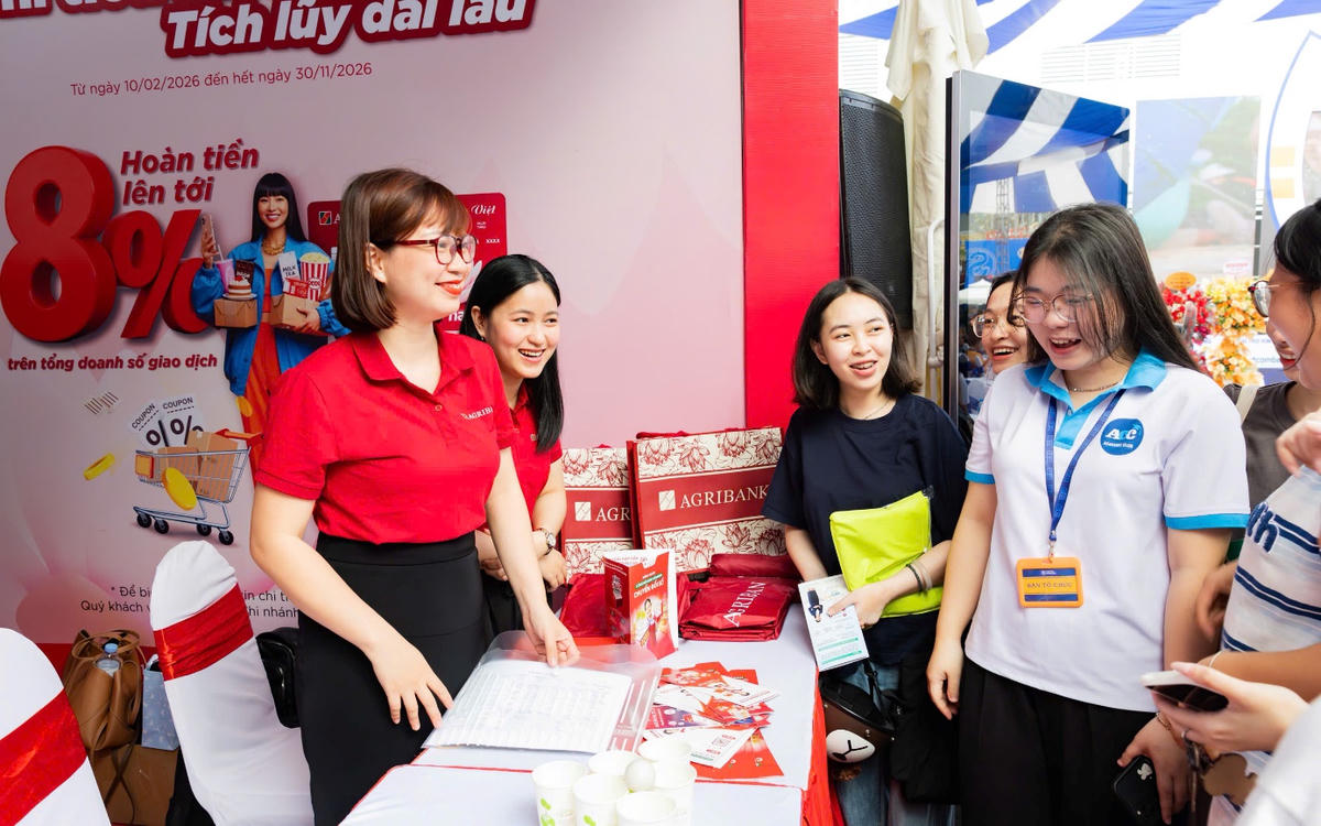 Agribank đồng hành cùng chương trình “Hội chợ việc làm - Cầu nối nhân lực 2026”