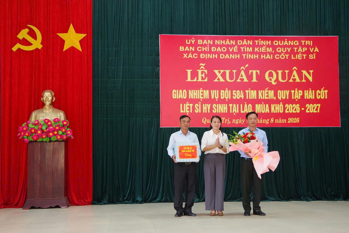 Quảng Trị: Xuất quân tìm kiếm, quy tập hài cốt liệt sĩ tại Lào, mùa khô 2026 - 2027