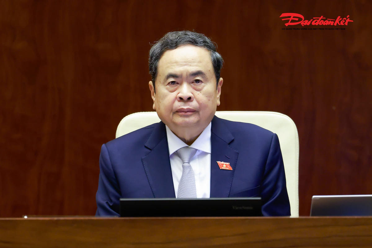 Chủ tịch Quốc hội Trần Thanh Mẫn chủ trì phiên họp (Ảnh: Quang Vinh)