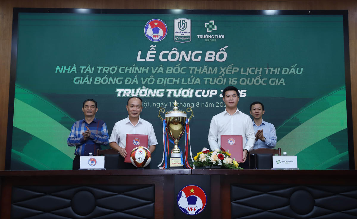 Tập đoàn Trường Tươi sẽ giữ vai trò nhà tài trợ chính của giải trong 3 năm, từ 2026 đến 2028. Ảnh: BTC.
