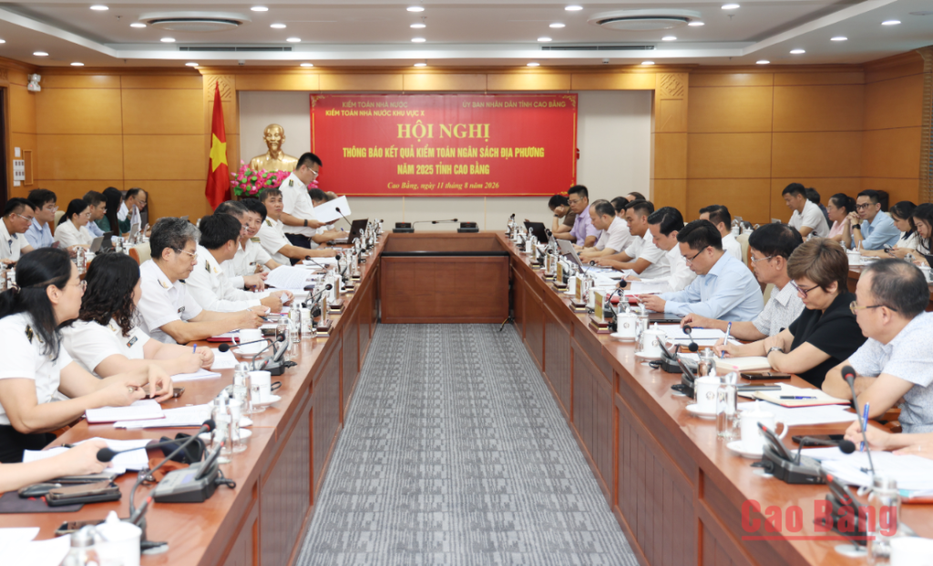 Các đại biểu dự hội nghị. Ảnh: Báo điện tử Cao Bằng.