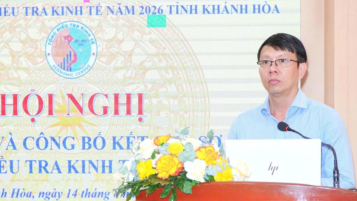 Ông Nguyễn Thanh Hà, Phó Chủ tịch UBND tỉnh, Trưởng Ban Chỉ đạo tỉnh Khánh Hòa phát biểu tại hội nghị.