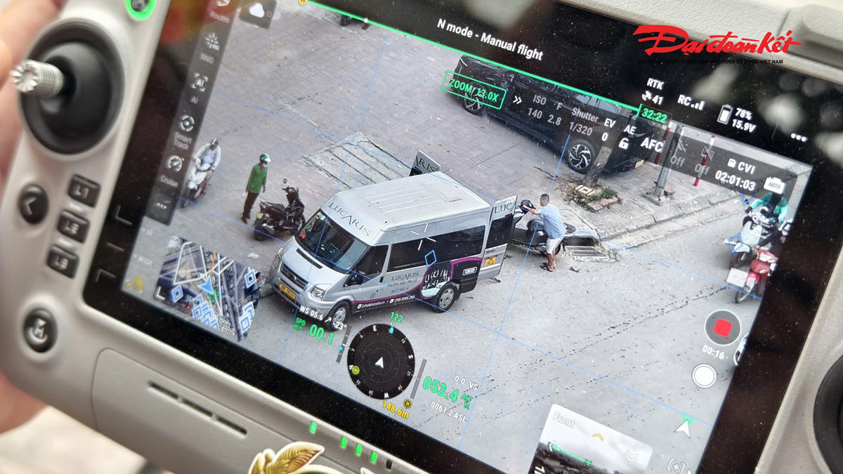 Thiếu tá Nguyễn Ngọc Tú, cán bộ Đội CSGT đường bộ số 7 cho biết, UAV chuyên dụng có ưu thế trong việc phát hiện sớm các hành vi vi phạm trật tự, an toàn giao thông và trật tự đô thị, đặc biệt tại những tuyến đường có mật độ phương tiện lớn.