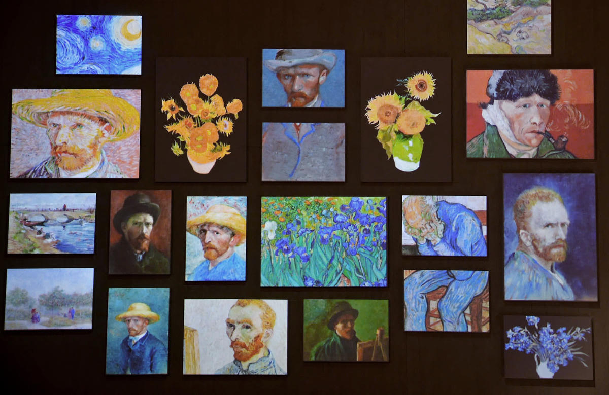 Lần đầu tiên tại Hà Nội, 165 kiệt tác bản quyền của Van Gogh được tái hiện bằng công nghệ trình chiếu hiện đại.