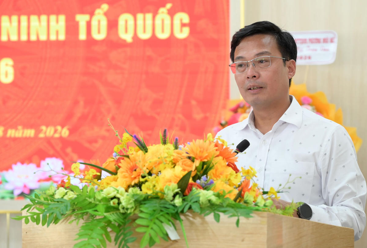 Ông Đinh Văn Tuấn, Phó Chủ tịch UBND tỉnh Lâm Đồng, phát biểu tại ngày hội.