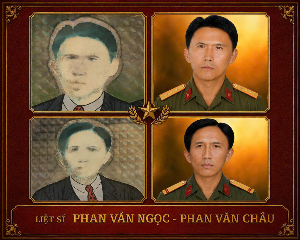 Xúc động khoảnh khắc thân nhân nhận di ảnh liệt sĩ