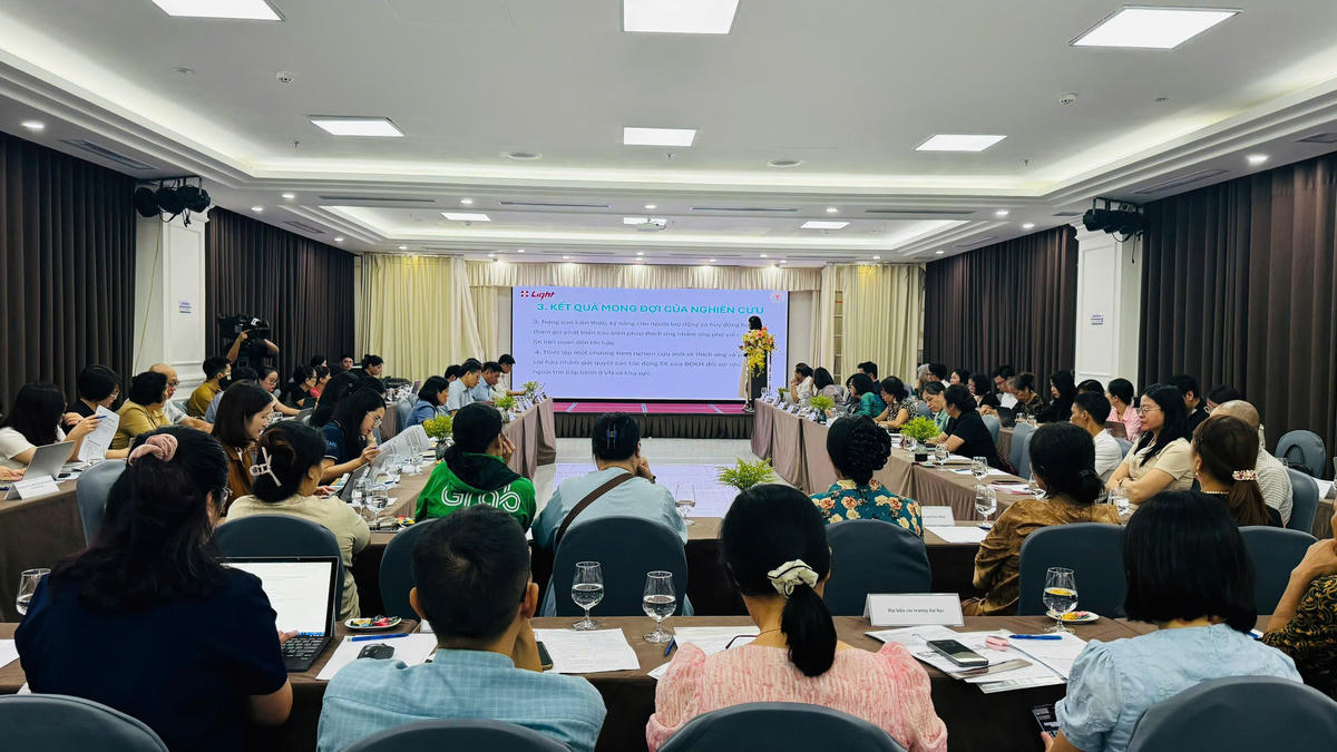 Toàn cảnh hội thảo. Ảnh: L.H