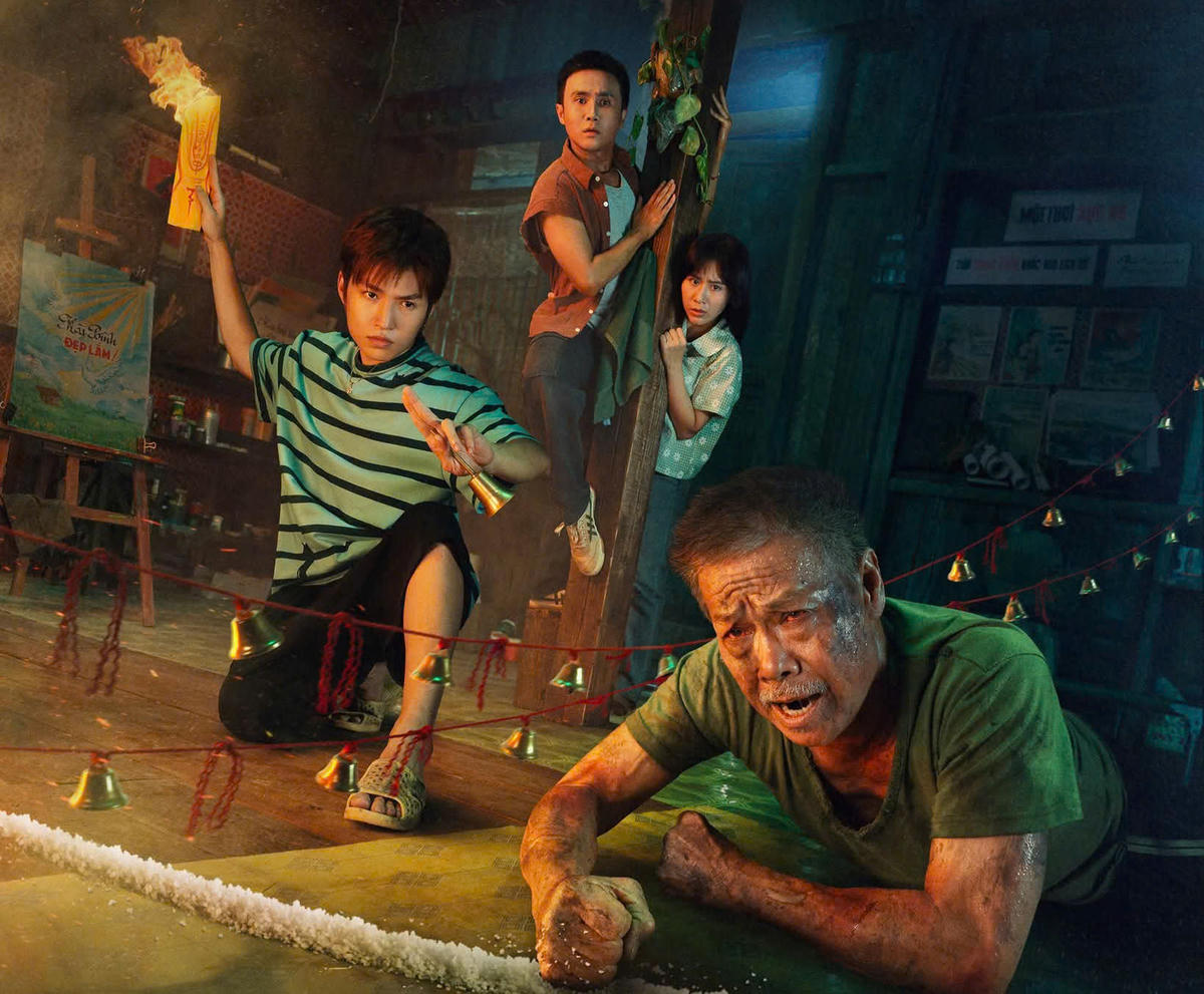 Hình ảnh trong phim "Nghỉ hè sợ nghỉ hưu".