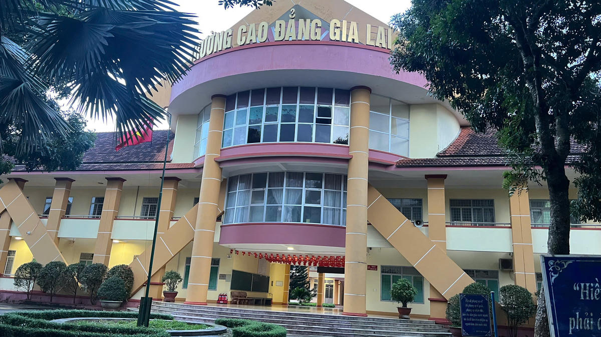 Một góc Trường Cao đẳng Gia Lai. Ảnh: ĐS.