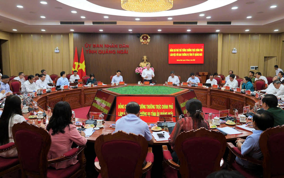 Quang cảnh buổi làm việc. Ảnh: TT.