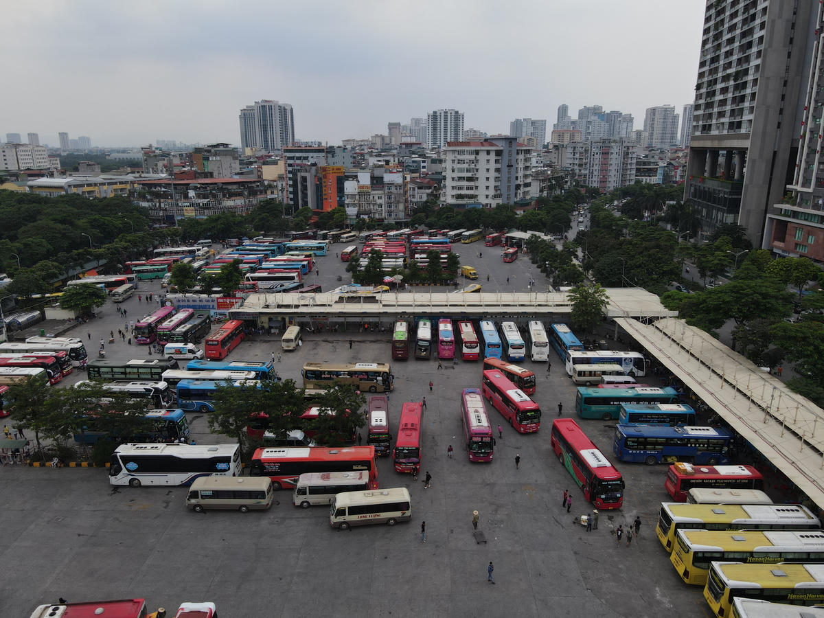 Hình ảnh Bến xe Mỹ Đình.