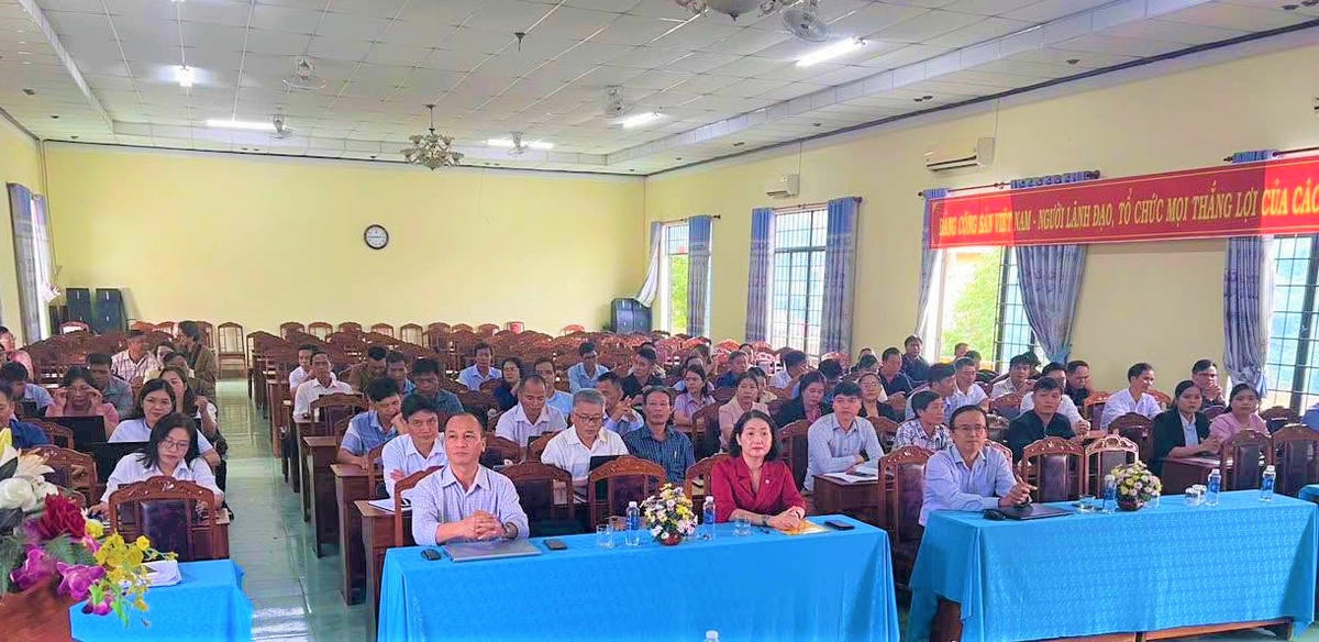 Các đại biểu tham dự tập huấn nghiệp vụ công tác Mặt trận năm 2026. Ảnh: MT.