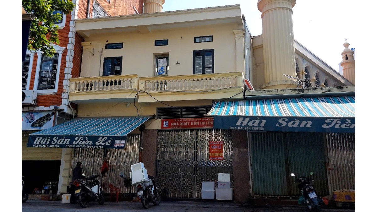 Nhà xuất bản Hải Phòng tại số 5 Nguyễn Khuyến (phường Gia Viên, TP Hải Phòng) dự kiến sẽ đấu giá đất ở. Ảnh: NK.