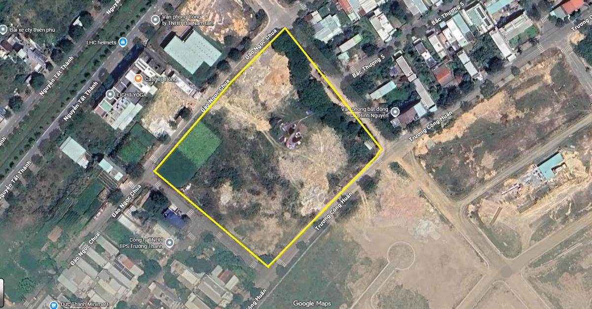 Khu đất xây dựng cơ sở 2 Trường Tiểu học Âu Cơ rộng khoảng 10.000 m2, do Công ty TNHH Đầu tư Xây dựng Dacinco tài trợ 30 tỷ đồng. Ảnh: Nguyễn Tú.