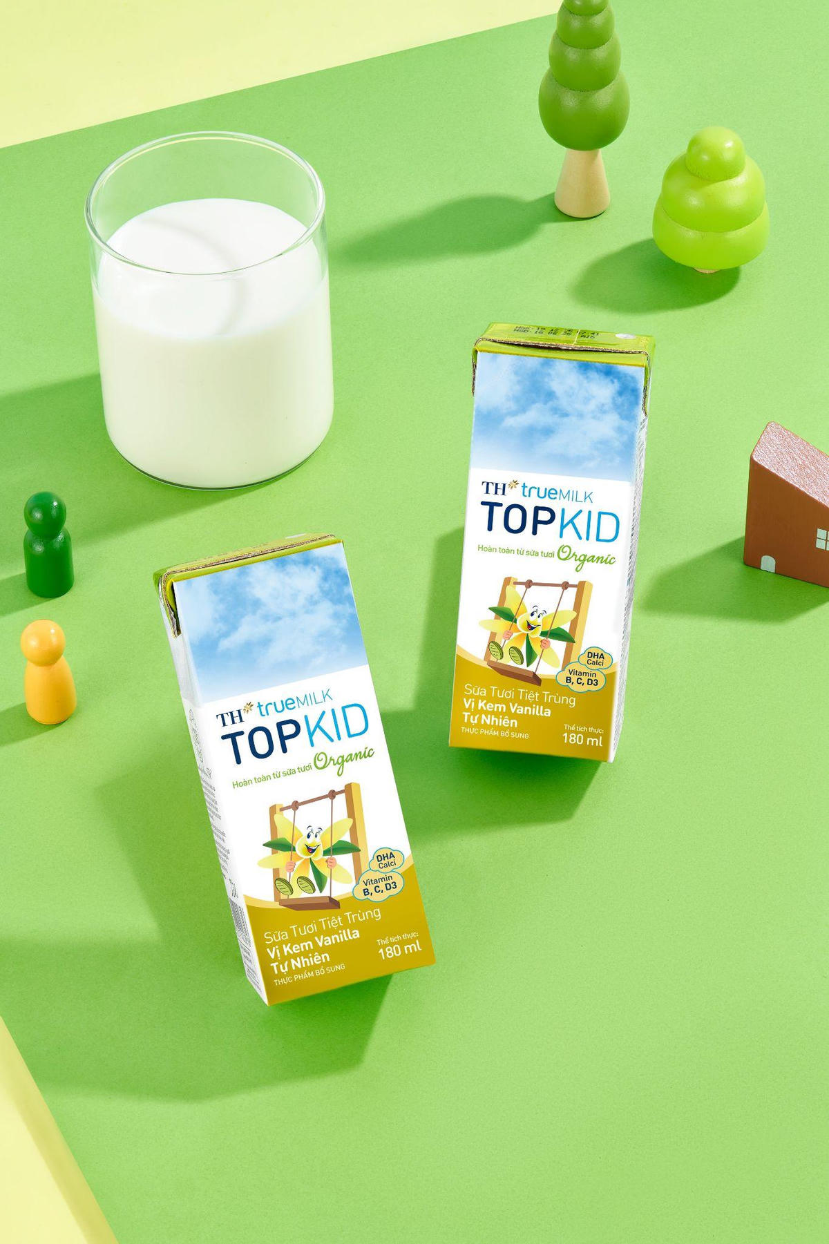 Cường độ phát thải của sản phẩm TH true MILK TOPKID năm 2024 (năm báo cáo) ghi nhận giảm so với năm cơ sở 2023.