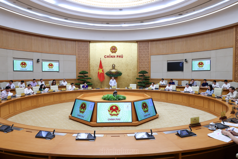 Toàn cảnh phiên họp. Ảnh: chinhphu.vn/Nhật Bắc