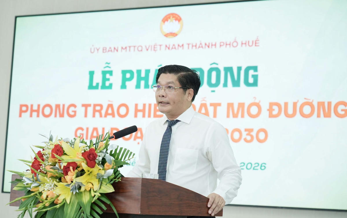 Ông Nguyễn Chí Tài, Phó Bí thư Thành ủy, Chủ tịch Ủy ban MTTQ Việt Nam thành phố Huế. Ảnh: V.B.
