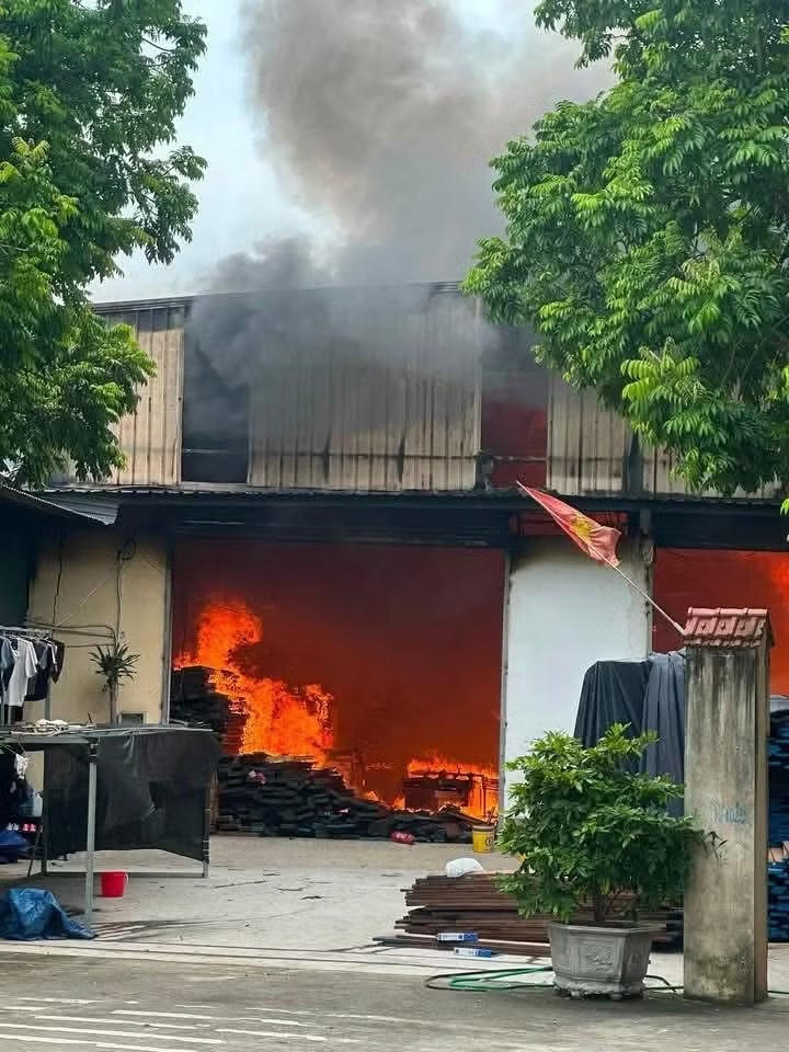 Hiện trường vụ cháy.