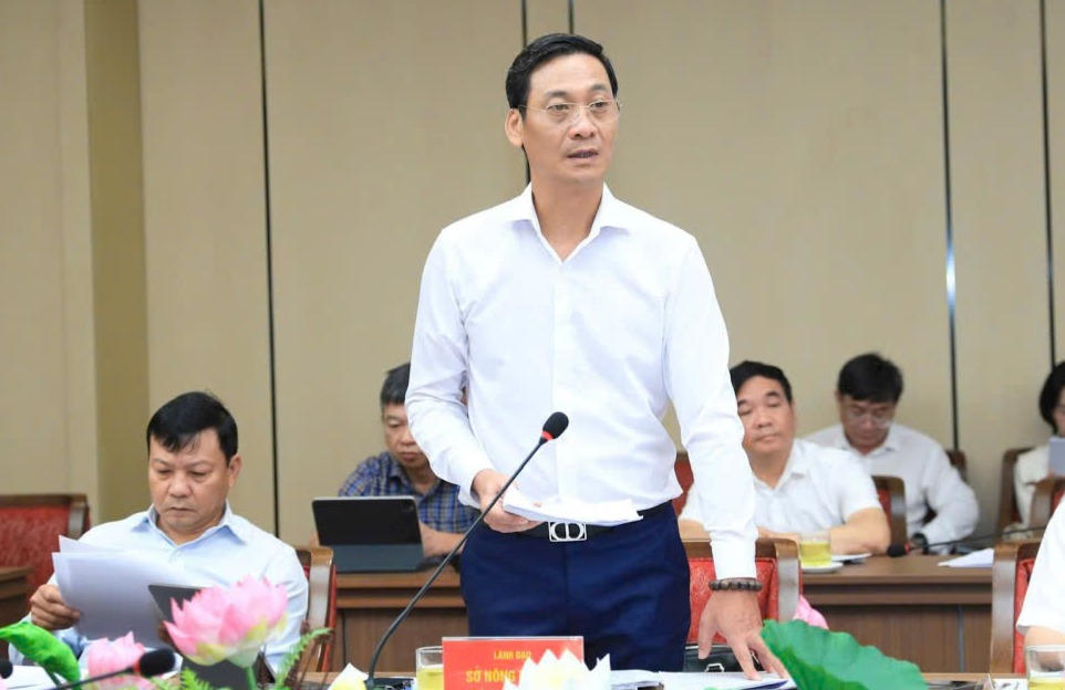 Ông Lê Thanh Nam - Giám đốc Sở Nông nghiệp và Môi trường Hà Nội.
