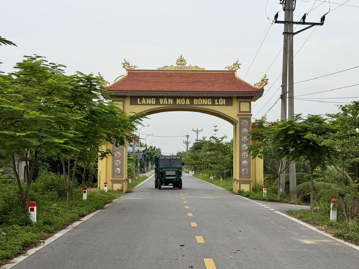 Khu vực thôn Đông Lôi, xã Vĩnh Thịnh, TP Hải Phòng, nơi nhiều hộ dân bày tỏ lo ngại về chất lượng nước máy. Ảnh: PT. 