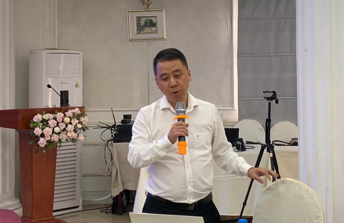 Ông Lã Hoàng Trung, Vụ trưởng Vụ Bưu chính, Bộ Khoa học và Công nghệ.