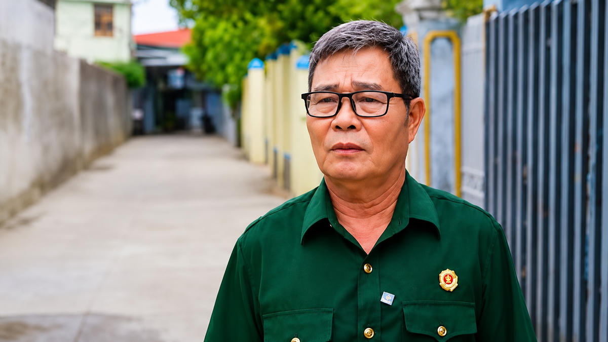 Ông Nguyễn Đình Hào nói về sự kiện kỷ niệm 120 năm Phủ lỵ Tam Kỳ. Ảnh: Chí Đại.