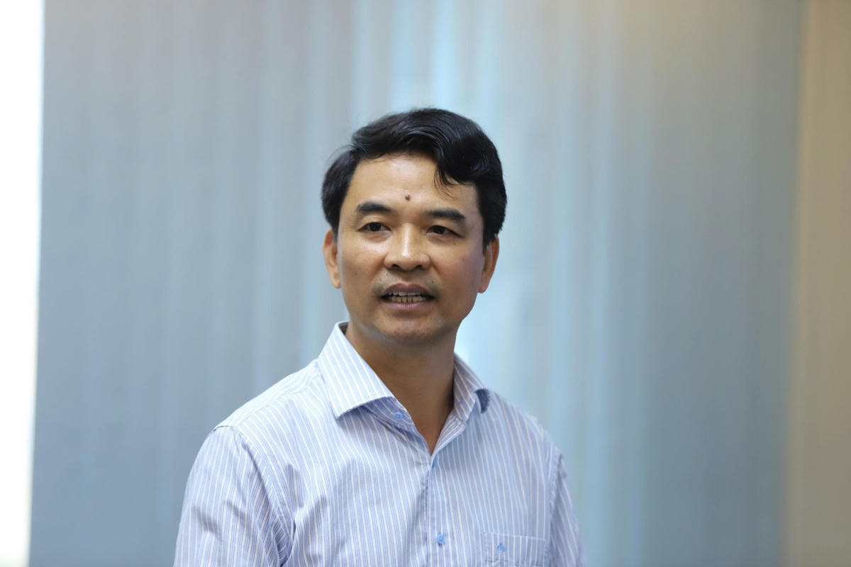   Ông Đinh Hồng Thái, Phó Chủ tịch Liên minh HTX Việt Nam phát biểu.