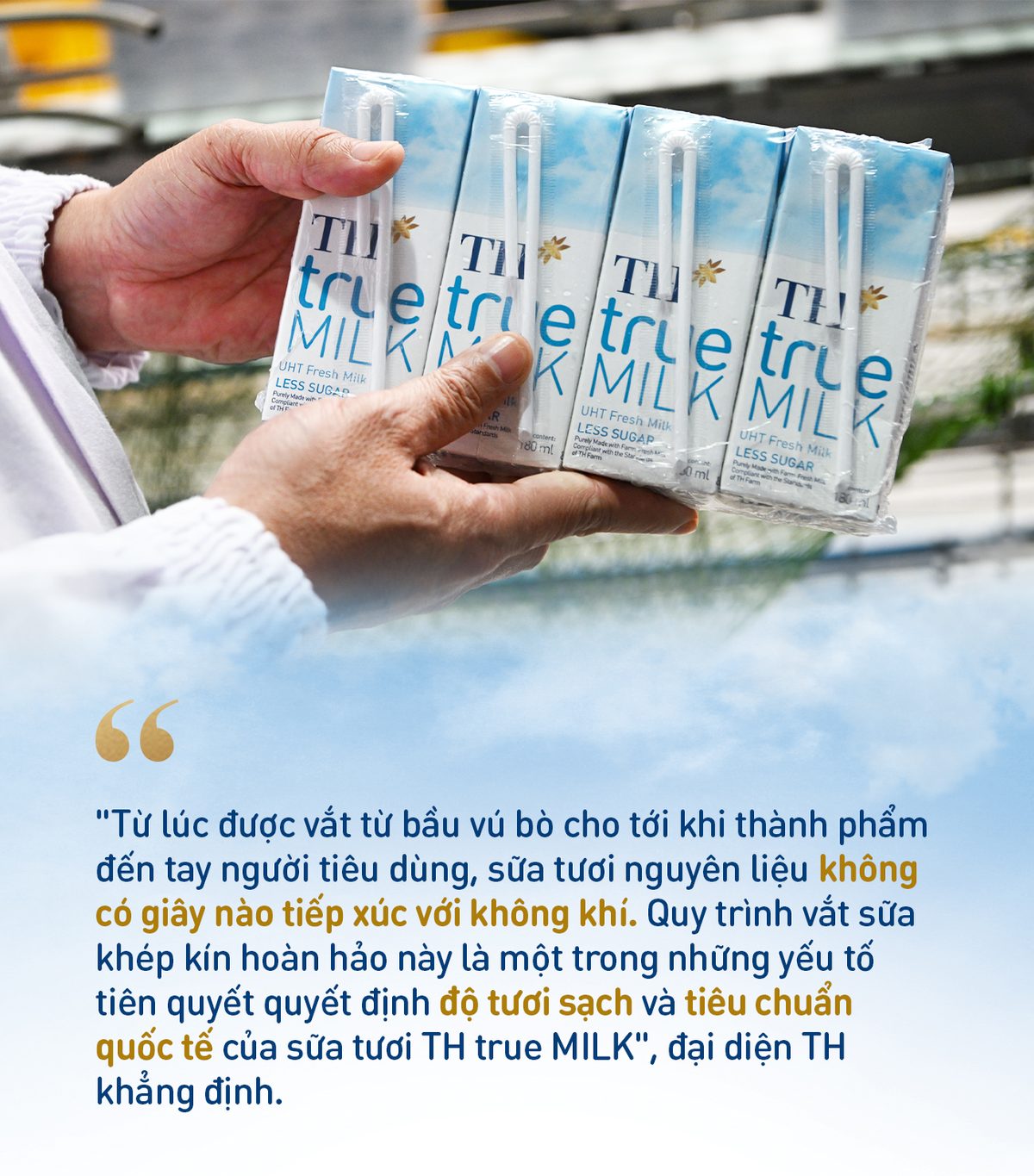 Những điểm nhấn làm nên chất lượng hàng đầu của sữa tươi sạch TH true MILK