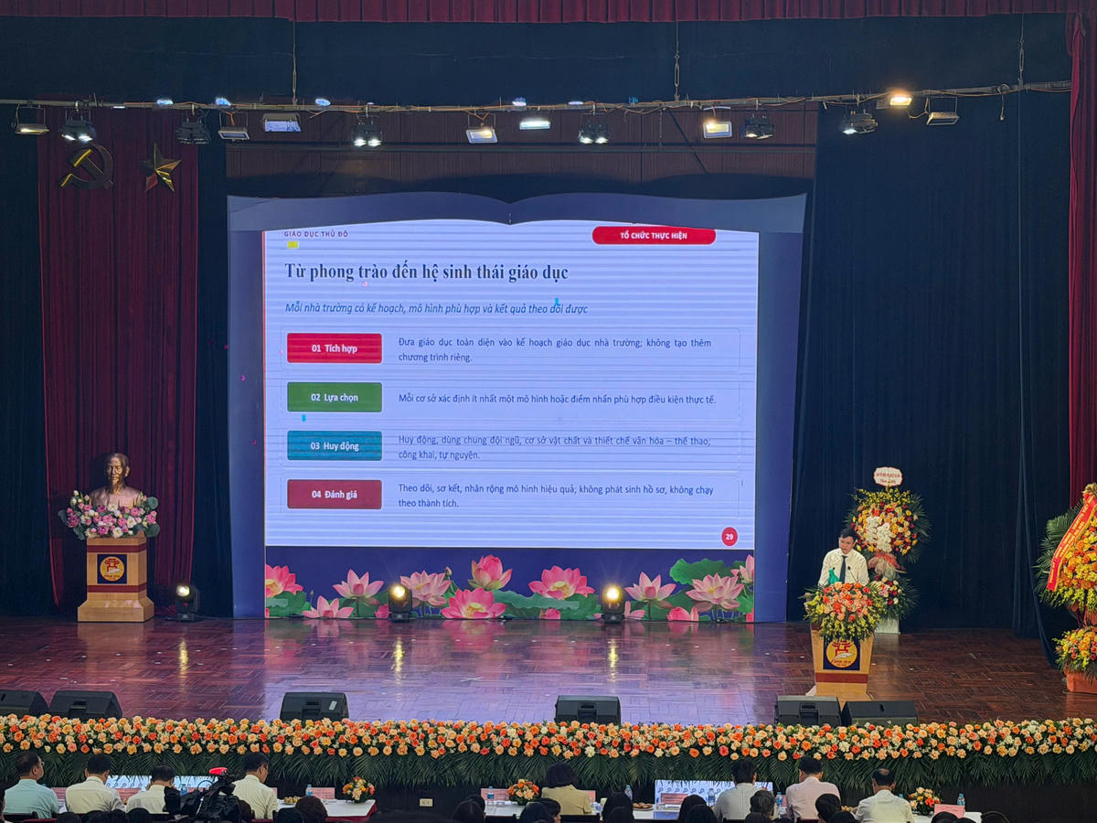 Toàn cảnh hội nghị.