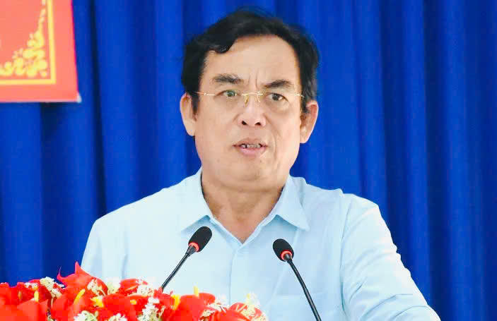 Ông Dương Thành Trung thời điểm làm Chủ tịch UBND tỉnh Bạc Liêu. Ảnh: CTV
