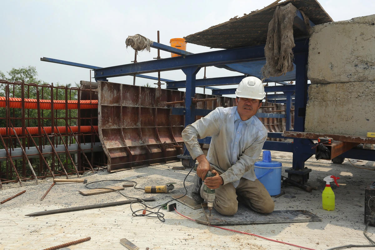Hiện trạng nút giao Tân Vạn quy mô 3 tầng trên tuyến Vành đai 3 TPHCM