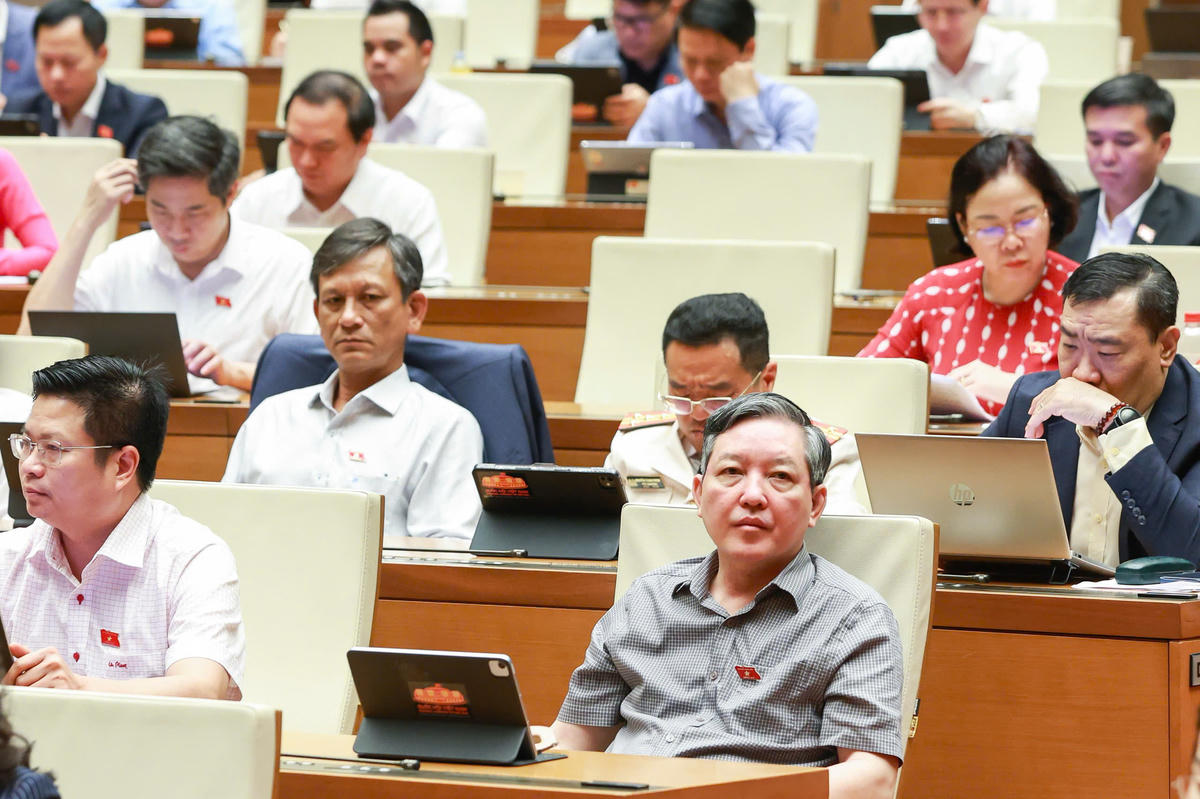 Các đại biểu tham dự phiên thảo luận.