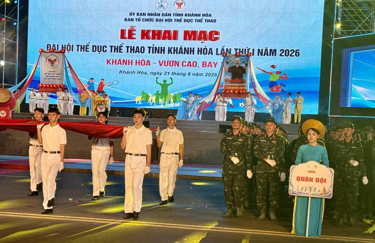 Nghi thức lễ khai mạc.