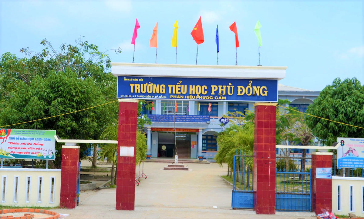 Trường Tiểu học Phù Đổng sẽ trở thành Trường Tiểu học Thăng Điền. Ảnh: GB.