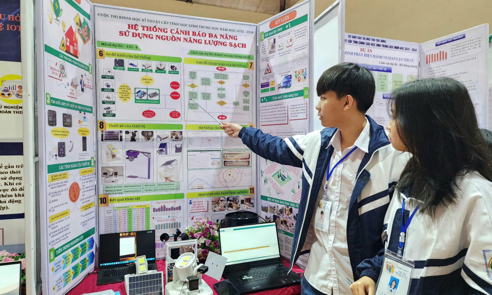 Dự thảo Thông tư ban hành Quy chế Cuộc thi nghiên cứu khoa học, kỹ thuật cấp quốc gia dành cho học sinh THCS, THPT chuẩn hóa còn 16 lĩnh vực. Ảnh: VGP