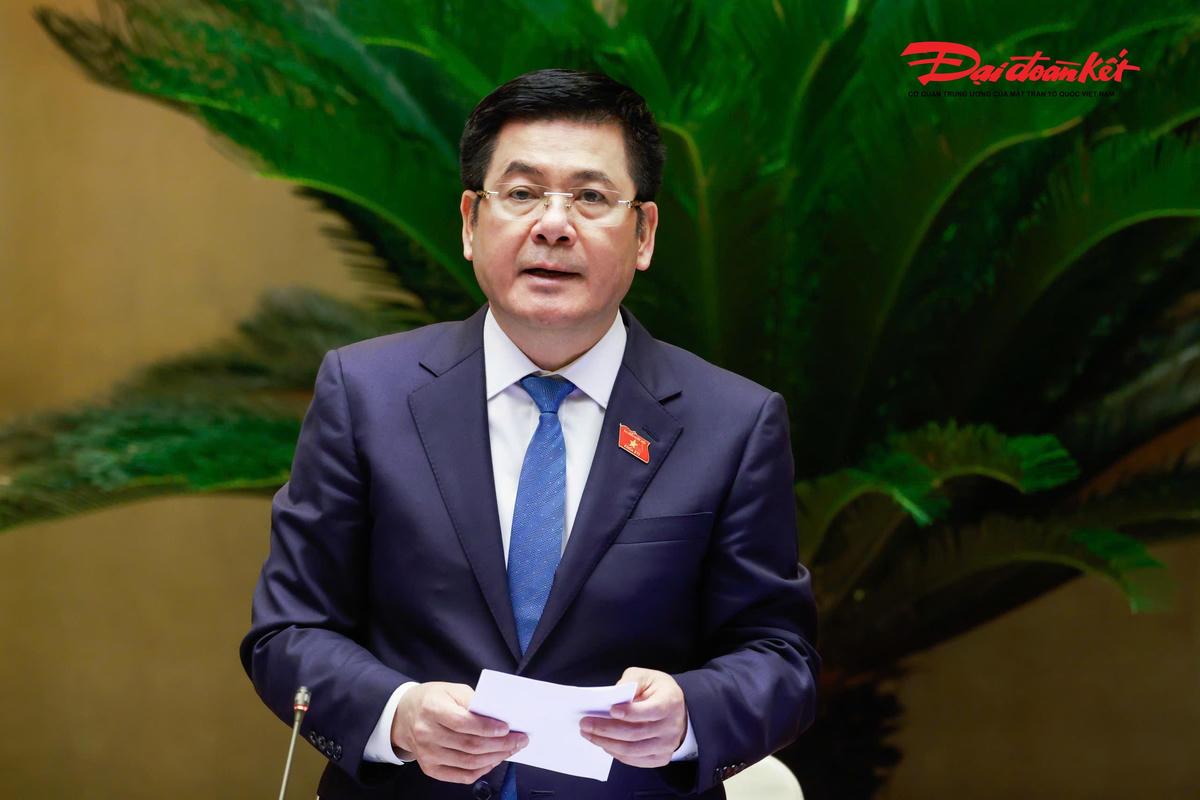 Phó Chủ tịch Quốc hội Nguyễn Hồng Diên điều hành phiên thảo luận.