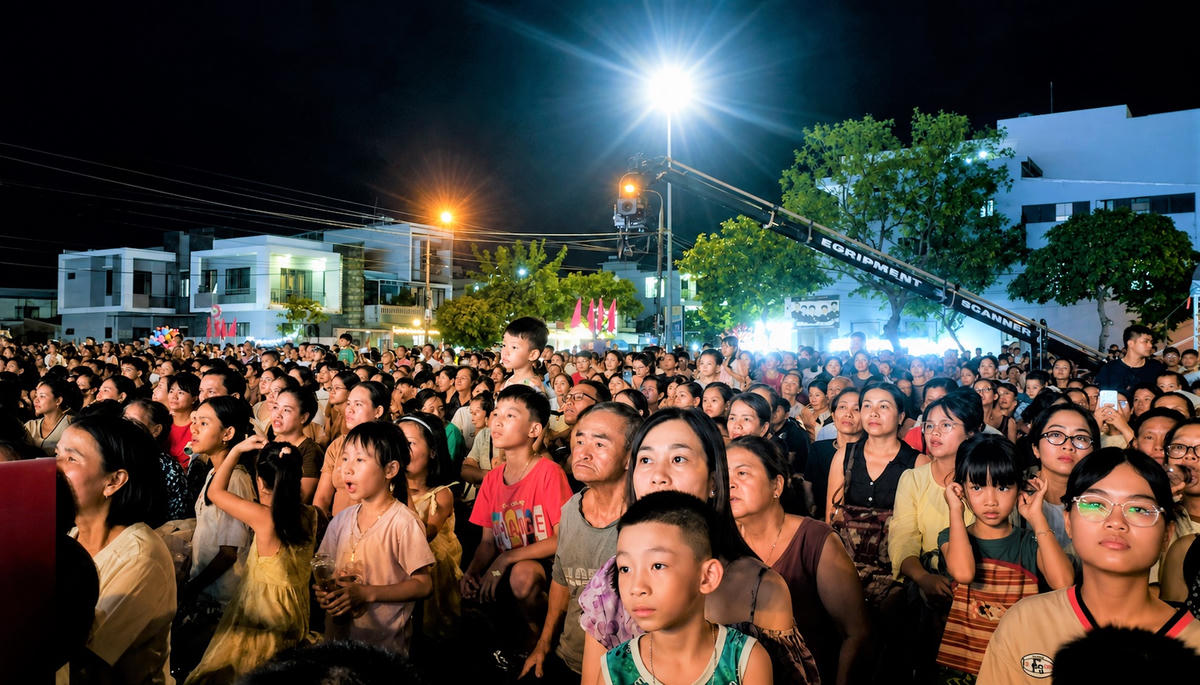 Rất đông người dân tham dự lễ kỷ niệm 120 năm Phủ lỵ Tam Kỳ. Ảnh: NT.