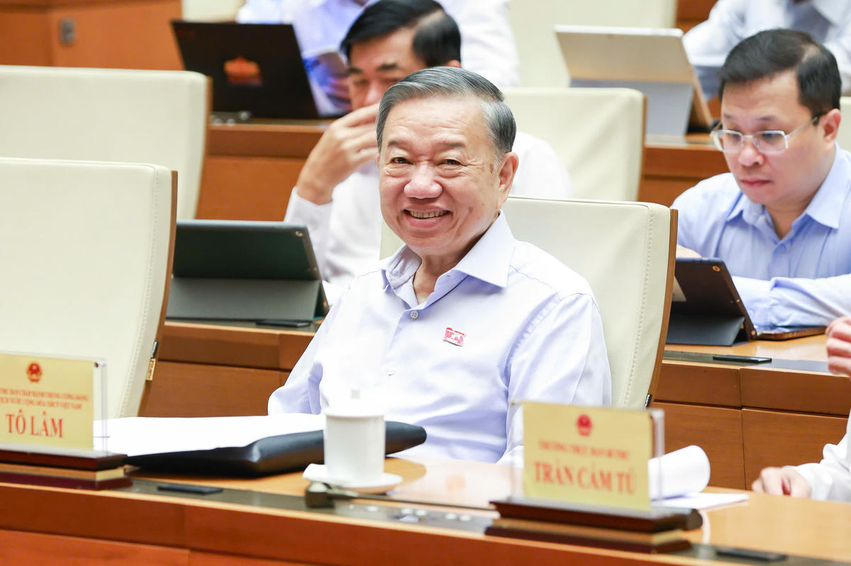 Tổng Bí thư, Chủ tịch nước Tô Lâm dự phiên họp.