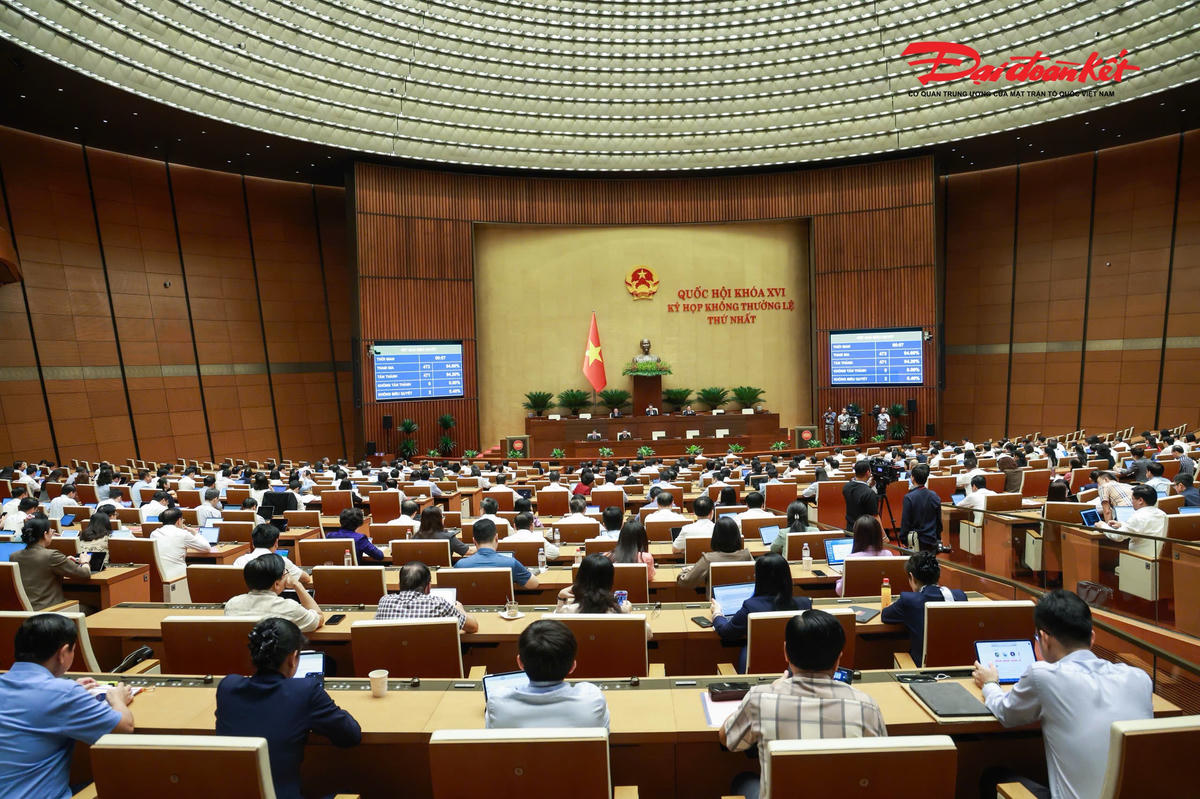 Quang cảnh phiên họp sáng 23/8. Ảnh: Quang Vinh