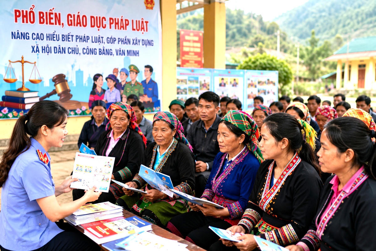 Luật Phổ biến, giáo dục pháp luật (sửa đổi) bổ sung một số đối tượng đặc thù mới là người thuộc hộ nghèo, hộ cận nghèo, người cao tuổi…