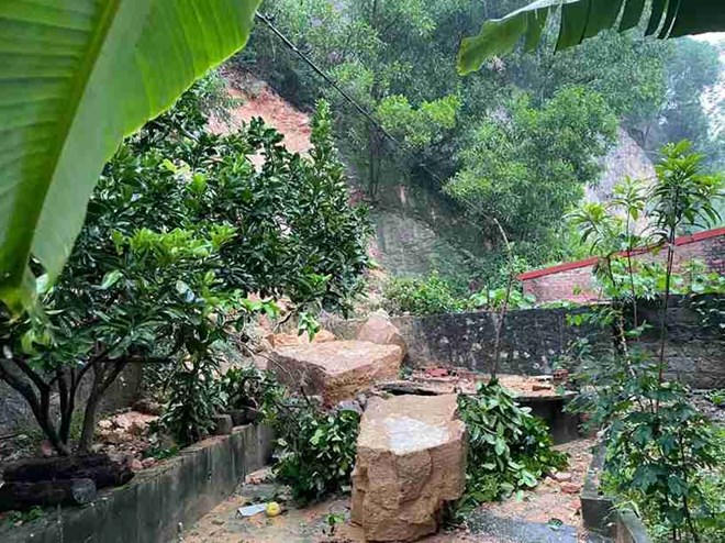 Hải Phòng: Bão số 4 gây mưa lớn, sạt lở tại nhiều khu vực