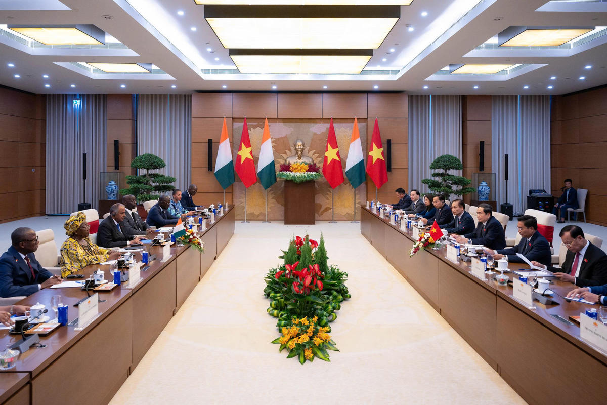 Quang cảnh cuộc Hội đàm. Ảnh: quochoi.vn