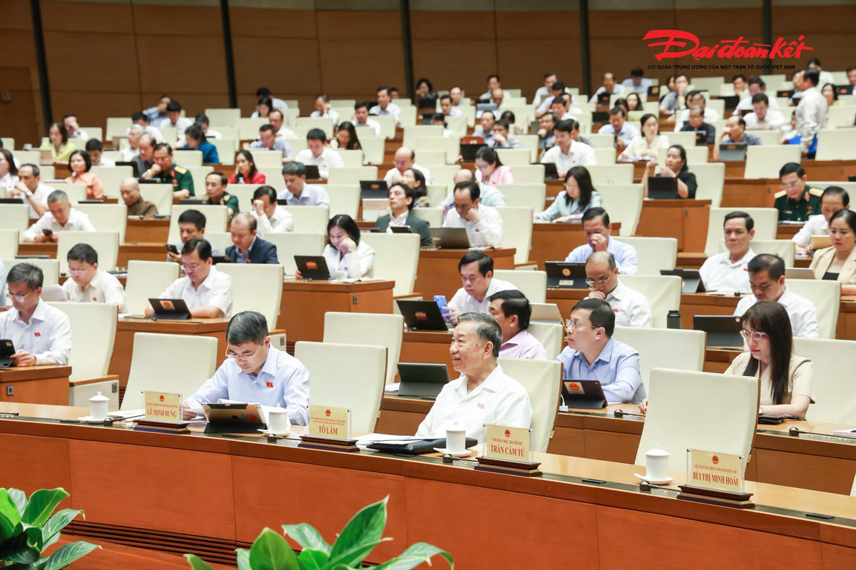Tổng Bí thư, Chủ tịch nước Tô Lâm; Thủ tướng Chính phủ Lê Minh Hưng dự phiên họp chiều 23/8